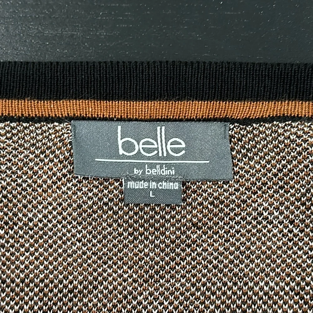 Belle by Belldini Geometric Print Sweater - L - Picture 7 of 10